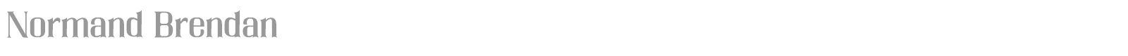Normand Brendan font preview