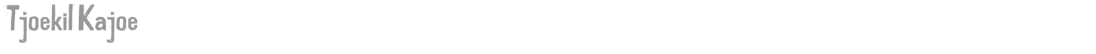 Tjoekil Kajoe font preview