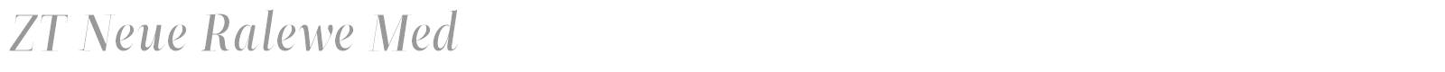 ZT Neue Ralewe font preview