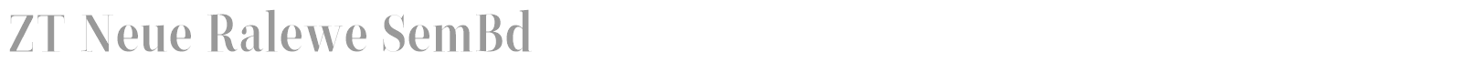 ZT Neue Ralewe font preview