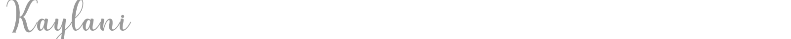 Kaylani font preview