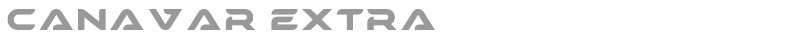 Canavar font preview