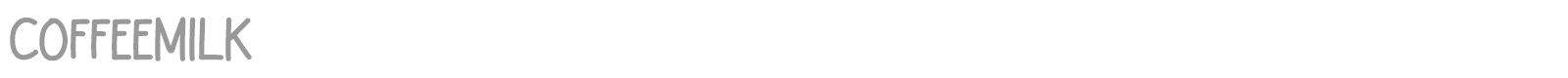 Coffeemilk font preview