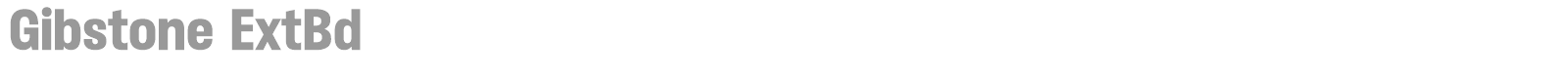 Gibstone font preview