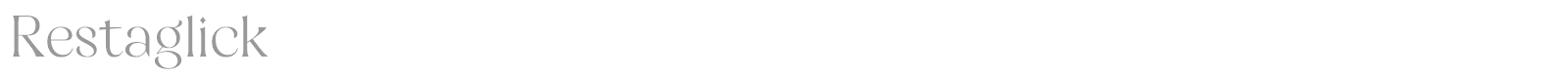 Restaglick font preview