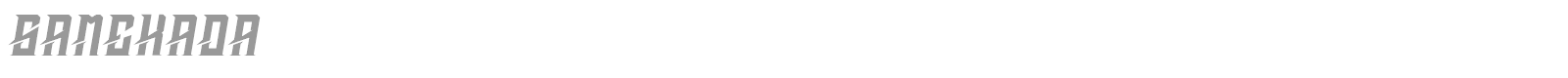 Samehada font preview