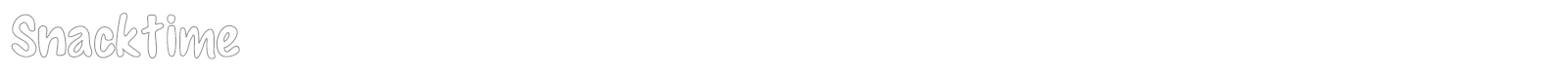 Snacktime font preview