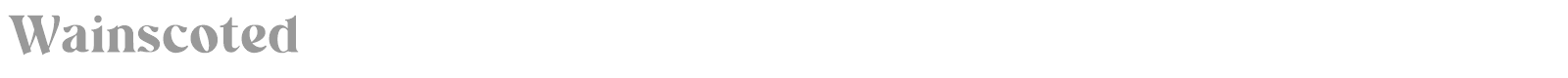 Wainscoted font preview