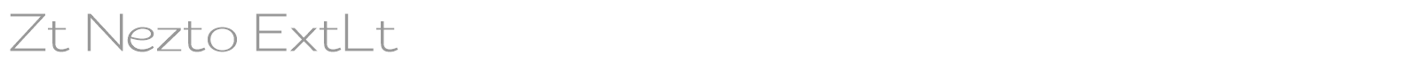 Zt Nezto font preview