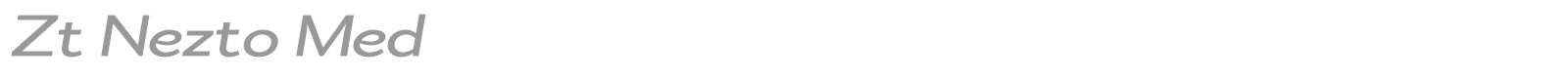 Zt Nezto font preview