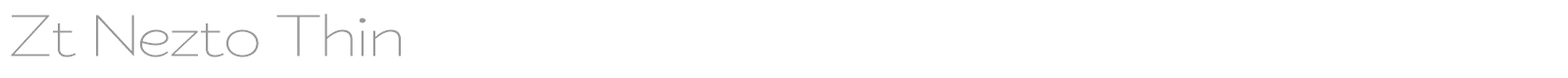 Zt Nezto font preview