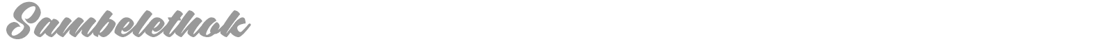 Sambelethok font preview