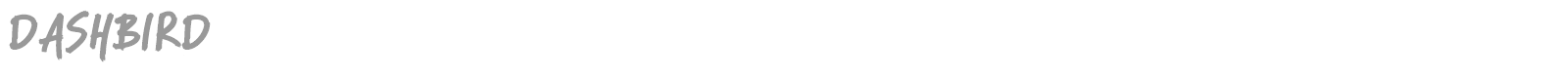 Dashbird font preview