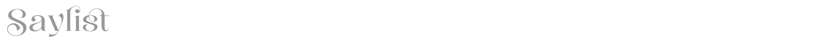 Saylist font preview