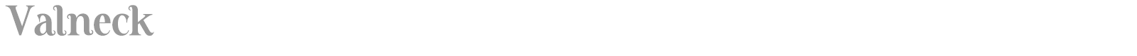 Valneck font preview
