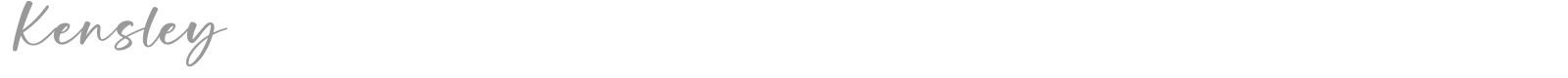 Kensley font preview