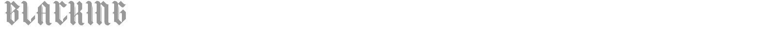 Blacking font preview