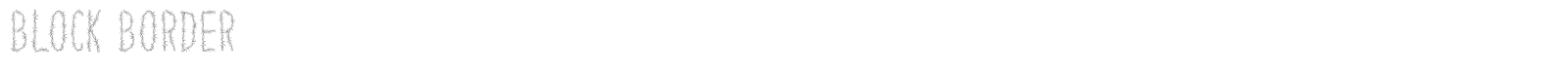 Block Border font preview