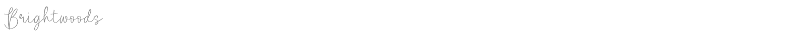 Brightwoods font preview