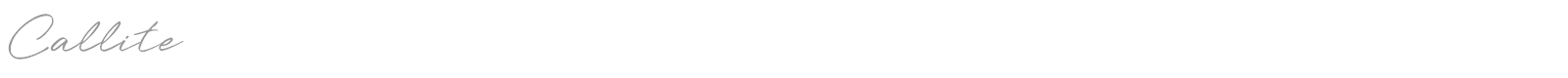 Callite font preview
