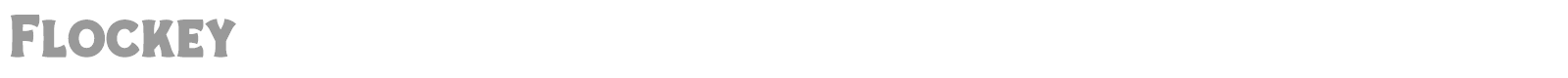 Flockey font preview