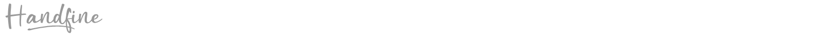 Handfine font preview