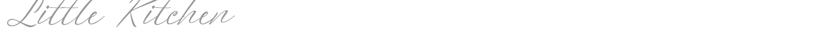 Little Kitchen font preview