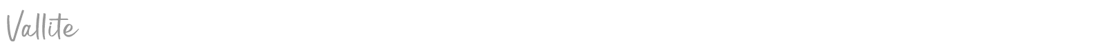 Vallite font preview