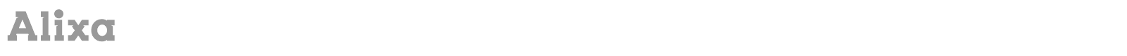 Alixa font preview