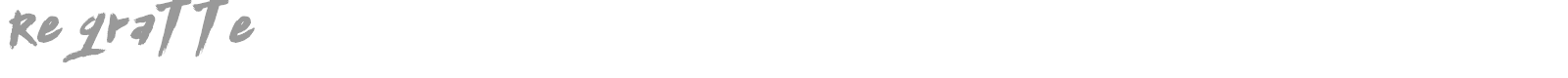 Regratte font preview