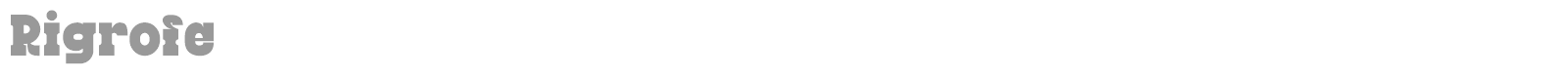 Rigrofe font preview