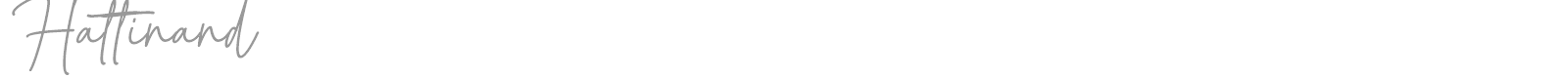 Hattinand font preview