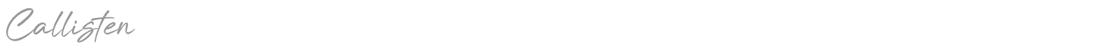 Callisten font preview