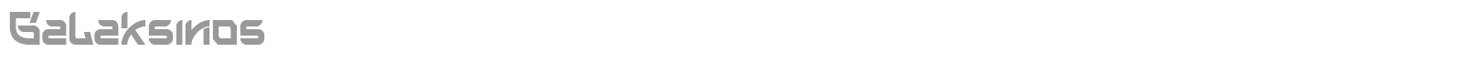 Galaksinos font preview