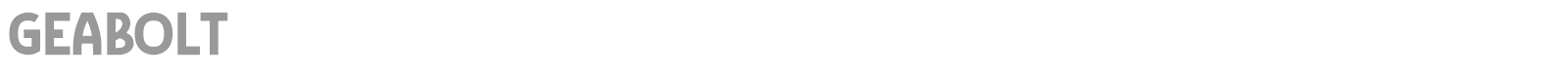 Geabolt font preview