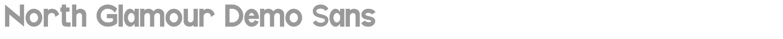 North Glamour Sans font preview