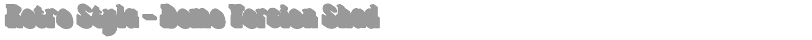 Retro Styla font preview
