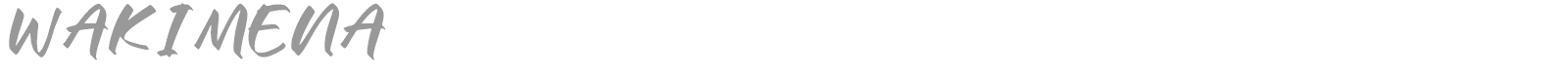 Wakimena font preview