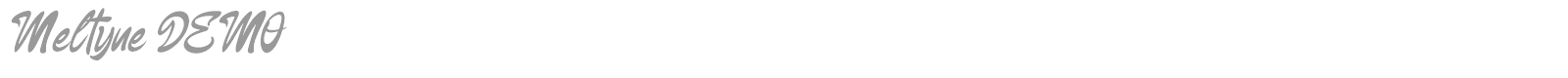 Meltyne font preview