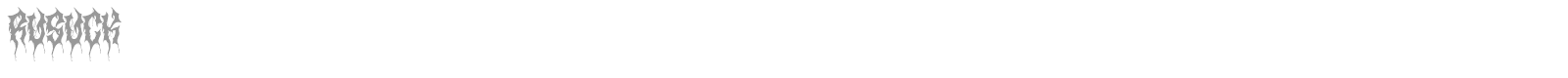 Rusuck font preview