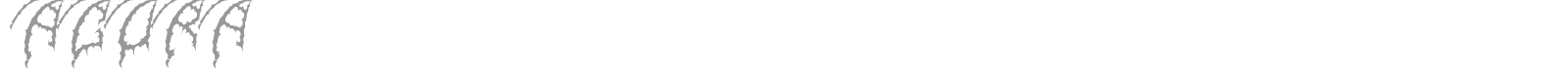 Acura font preview