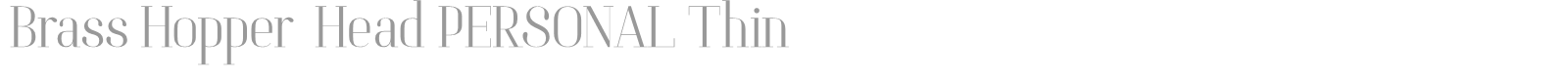 Brass Hopper Head font preview