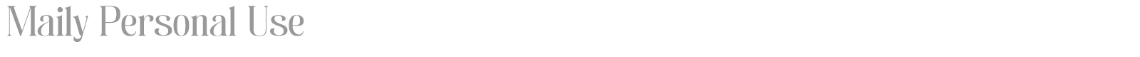 Maily font preview