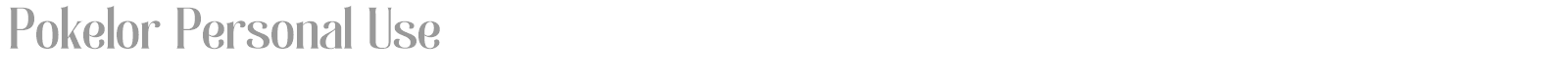 Pokelor font preview