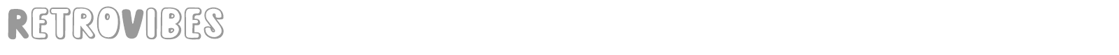 RetroVibes font preview