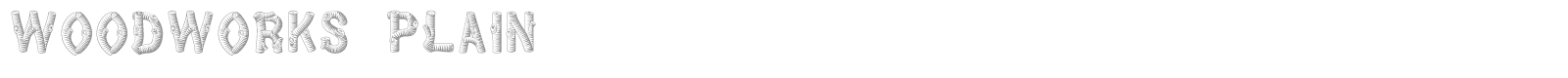 WoodWorks font preview