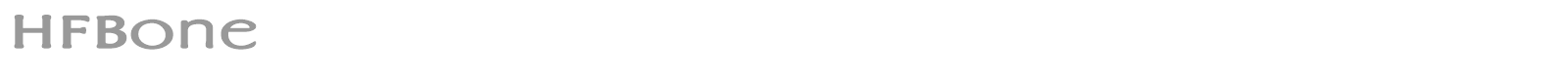 HF Bone font preview