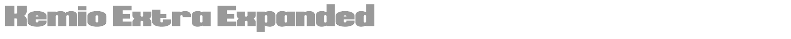 Kemio font preview