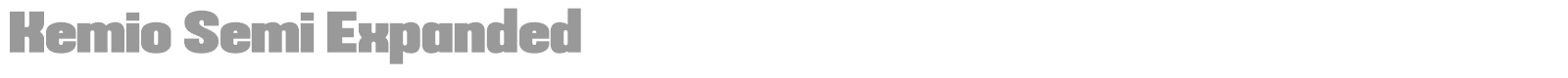 Kemio font preview