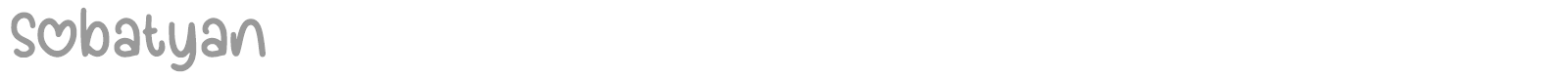 Sobatyan font preview